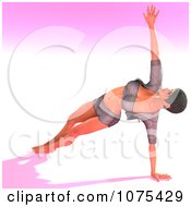 Clipart 3d Yoga Woman In A Pose 10 Royalty Free CGI Illustration by Ralf61