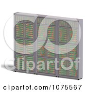 Clipart 3d Server Racks 2 Royalty Free CGI Illustration