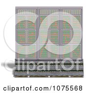 Clipart 3d Server Racks 3 Royalty Free CGI Illustration