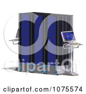 Clipart 3d Server Racks 20 Royalty Free CGI Illustration