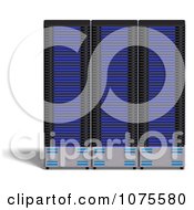 Clipart 3d Server Racks 5 Royalty Free CGI Illustration