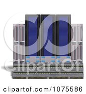 Clipart 3d Server Racks 11 Royalty Free CGI Illustration