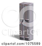 Clipart 3d Server Racks 14 Royalty Free CGI Illustration