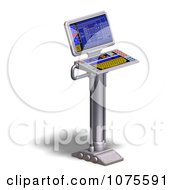 Clipart 3d Server Rack Control Computer 1 Royalty Free CGI Illustration by Ralf61 #COLLC1075591-0172