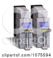 Clipart 3d Server Racks 23 Royalty Free CGI Illustration