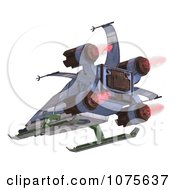 Clipart 3d Robot Spaceship 8 Royalty Free CGI Illustration by Ralf61 #COLLC1075637-0172