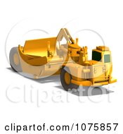 Clipart 3d Scraper Machine Royalty Free CGI Illustration