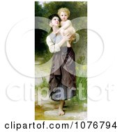 Poster, Art Print Of Girl Holding Her Brother Brother And Sister By William-Adolphe Bouguereau