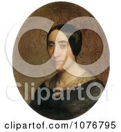 Portrait Of Amelina Dufaud Bouguereau By William Adolphe Bouguereau Royalty Free Historical Clip Art by JVPD