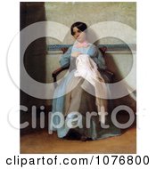 Portrait Of Leonie Bouguereau By William Adolphe Bouguereau Royalty Free Historical Clip Art by JVPD
