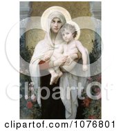 Poster, Art Print Of The Madonna Of The Roses By William-Adolphe Bouguereau