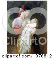 Poster, Art Print Of Young Mother Holding Her Baby Maternal Admiration By William-Adolphe Bouguereau