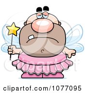 Clipart Sad Male Tooth Fairy Royalty Free Vector Illustration