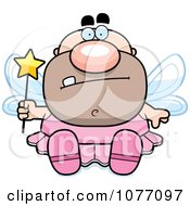 Clipart Sitting Male Tooth Fairy Royalty Free Vector Illustration
