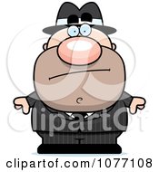 Clipart Mobster Royalty Free Vector Illustration