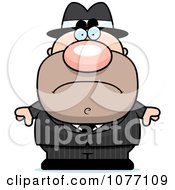 Clipart Mad Mobster Royalty Free Vector Illustration