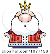 Clipart Shocked Royal King Royalty Free Vector Illustration
