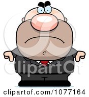 Clipart Mad Businessman In A Suit Royalty Free Vector Illustration by Cory Thoman