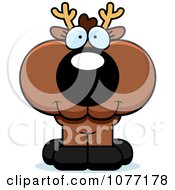 Poster, Art Print Of Cute Deer With A Happy Expression