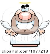 Clipart Happy Angel Man Royalty Free Vector Illustration by Cory Thoman