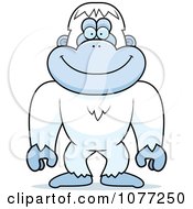 Clipart Yeti Abominable Snowman Monkey Royalty Free Vector Illustration