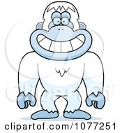 Poster, Art Print Of Smiling Yeti Abominable Snowman Monkey