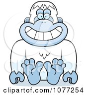 Poster, Art Print Of Sitting Yeti Abominable Snowman Monkey