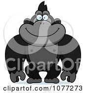 Clipart Gorilla Monkey Royalty Free Vector Illustration