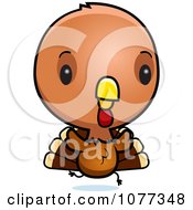 Poster, Art Print Of Cute Baby Turkey Bird Running