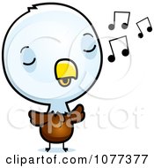 Poster, Art Print Of Cute Baby Bald American Eagle Chick Whistling