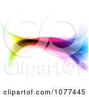 Poster, Art Print Of Colorful Spectrum Flowing Wave