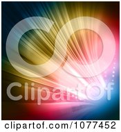 Clipart Background Of Shining Colorful Lights Royalty Free Vector Illustration by KJ Pargeter