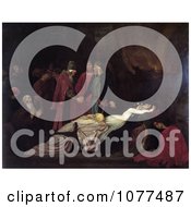 Painting Of The Montagues And Capulets Over The Dead Bodies Of Romeo And Juliet Royalty Free Historical Clip Art