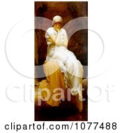 Poster, Art Print Of Painting Of A Lone Woman Titled Solitude By Frederic Lord Leighton
