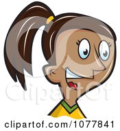 Clipart Soccer Player Girl Royalty Free Vector Illustration