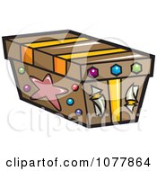 Clipart Treasure Chest Royalty Free Vector Illustration