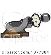 Clipart Pirate Cannon Royalty Free Vector Illustration by jtoons #COLLC1077884-0139