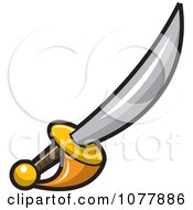 Clipart Pirate Sword Royalty Free Vector Illustration