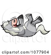 Clipart Laughing Horse Royalty Free Vector Illustration by jtoons