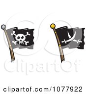 Poster, Art Print Of Jolly Roger Pirate Flags