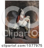 Stock Photography Of A Brave Fireman Carrying A Girl In His Arms While Rescuing Her From A Fire Royalty Free Historical Clip Art by JVPD