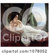 Poster, Art Print Of Odalisque Reclining Nude And Wrapped In A Sheet By Francesco Hayez