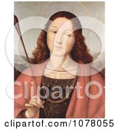 Poster, Art Print Of Painting Of St Sebastian Holding An Arrow By Raphael