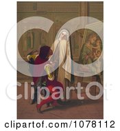 Poster, Art Print Of Painter And Nun