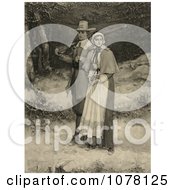 Poster, Art Print Of Puritans Going To Church