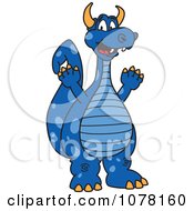 Blue Dragon School Mascot