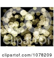 Poster, Art Print Of Golden Sparkly Bokeh Lights Background