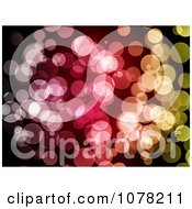 Poster, Art Print Of Purple Red And Yellow Bokeh Light Background