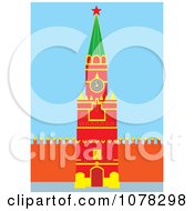 Poster, Art Print Of Spasskaya Tower And Stone Wall
