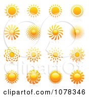 Poster, Art Print Of Shiny Summer Sun Logos